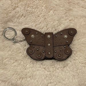 Kate Spade Larchmont Avenue Butterfly Keychain Wallet